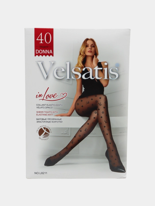 Naqshli ayollar kolgotkasi, Velsatis 20, 40 den S-XXL - 