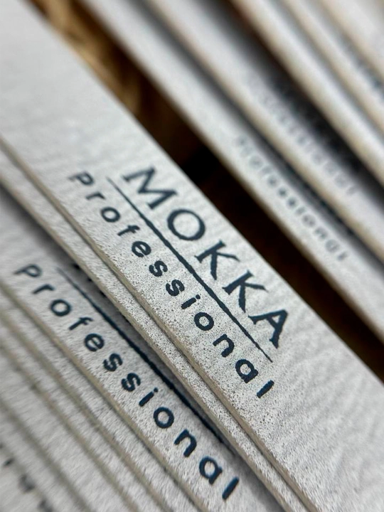 Пилка для ногтей, пилки для маникюра, на деревянной основе MOKKA