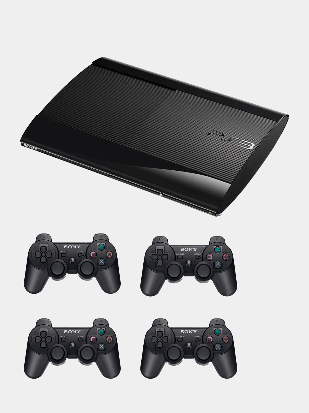Игровая консоль Sony Playstation 3 Super Slim PS3 с играми купить по ...