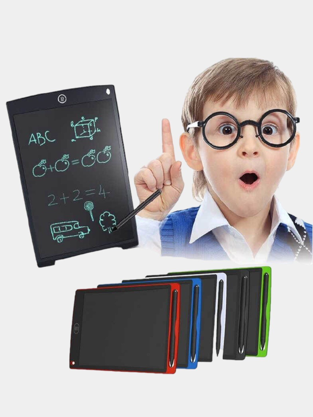 Bolalar uchun grafik LCD chiziladigan planshet, elektron doska, 8.5 ...