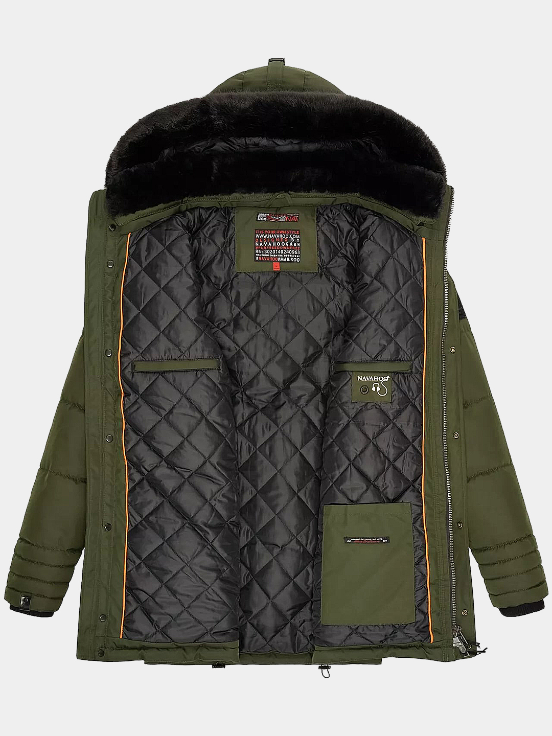 Erkaklar uchun qishki kurtka, Alaska Navahoo, -20°С gacha