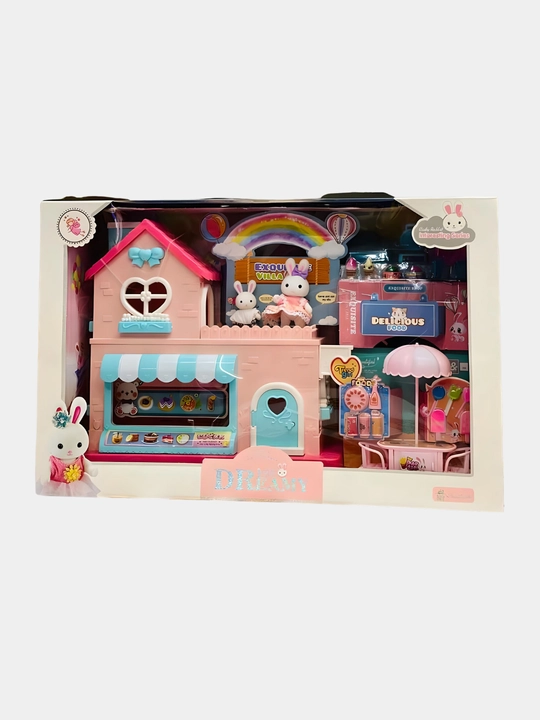 Кукольный домик для девочек, дом зайчика, кролика, Sylvanian Families