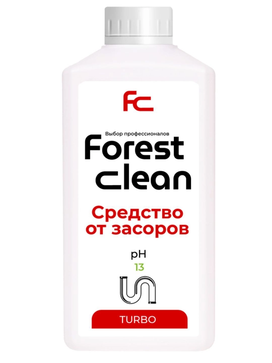Гель для устранения засоров "TURBO" Forest Clean