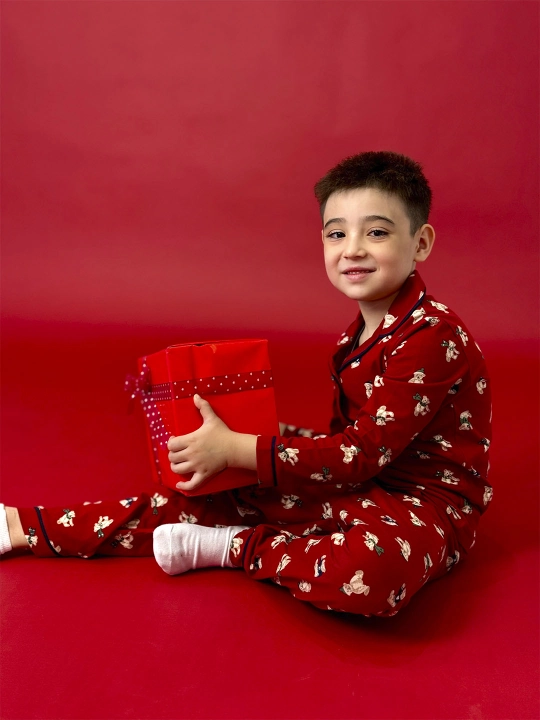 Пижама детская, 100% хлопок, 6-10 лет, мягкая - 