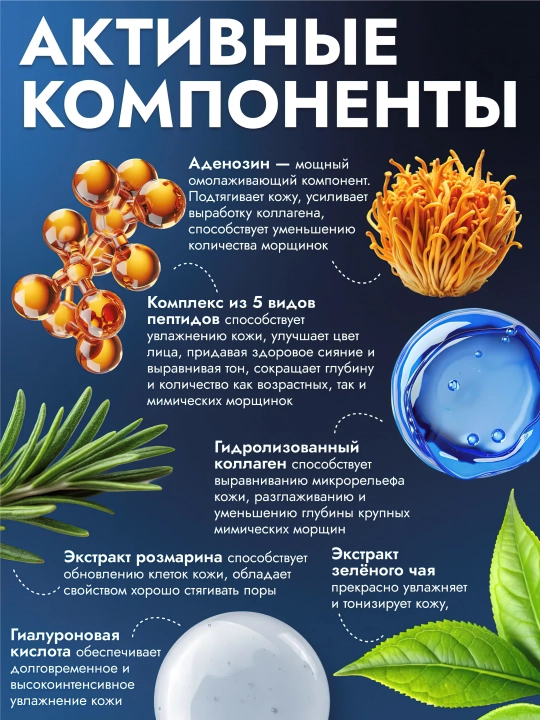 Крем для век, MEDIPEEL+, Aqua essence, 24K gold snail repair, 5 growth factors, Volume lif-tox,  Hyaluronic, 40 мл