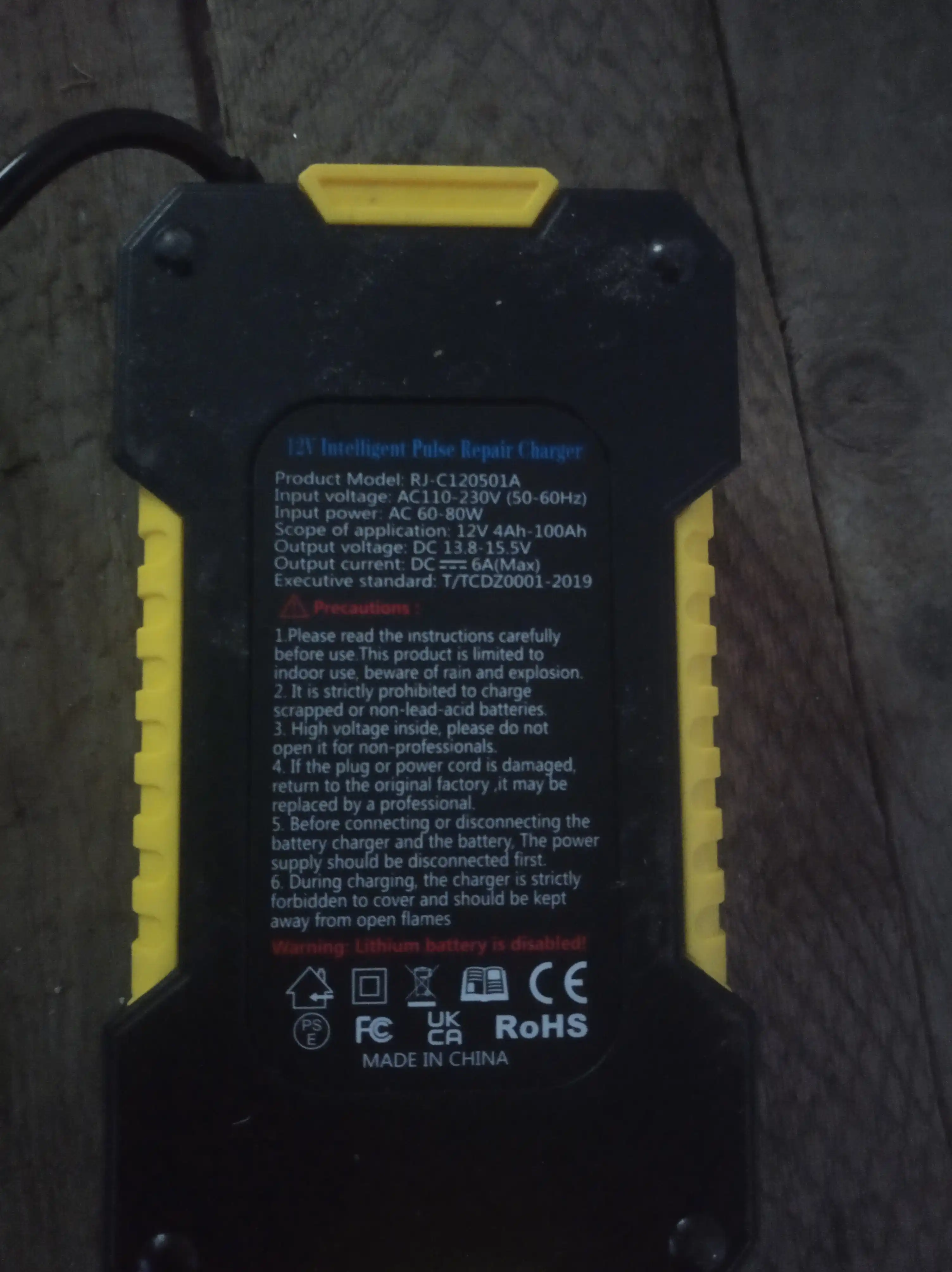 Batareya uchun avtomatik zaryadlovchi, avtomobil 12V, 24V, 6A, 8A, 10A