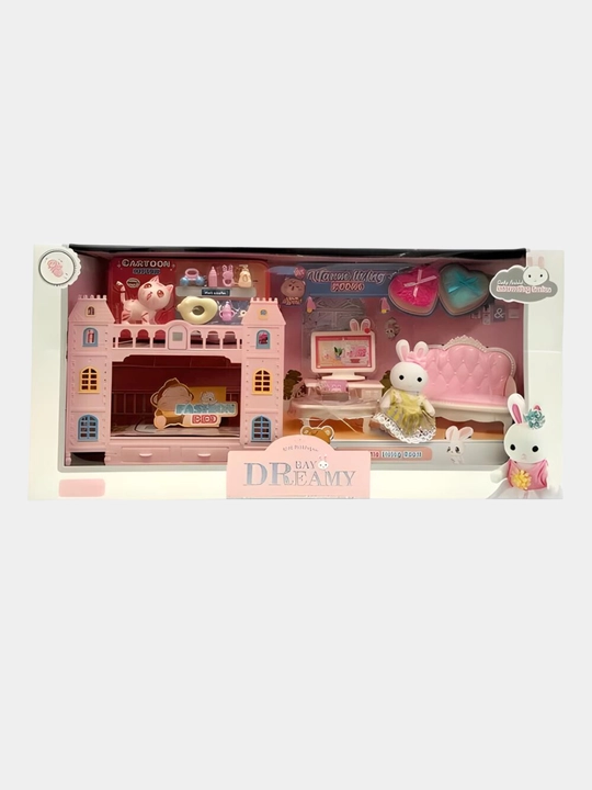 Кукольный домик для девочек, дом зайчика, кролика, Sylvanian Families