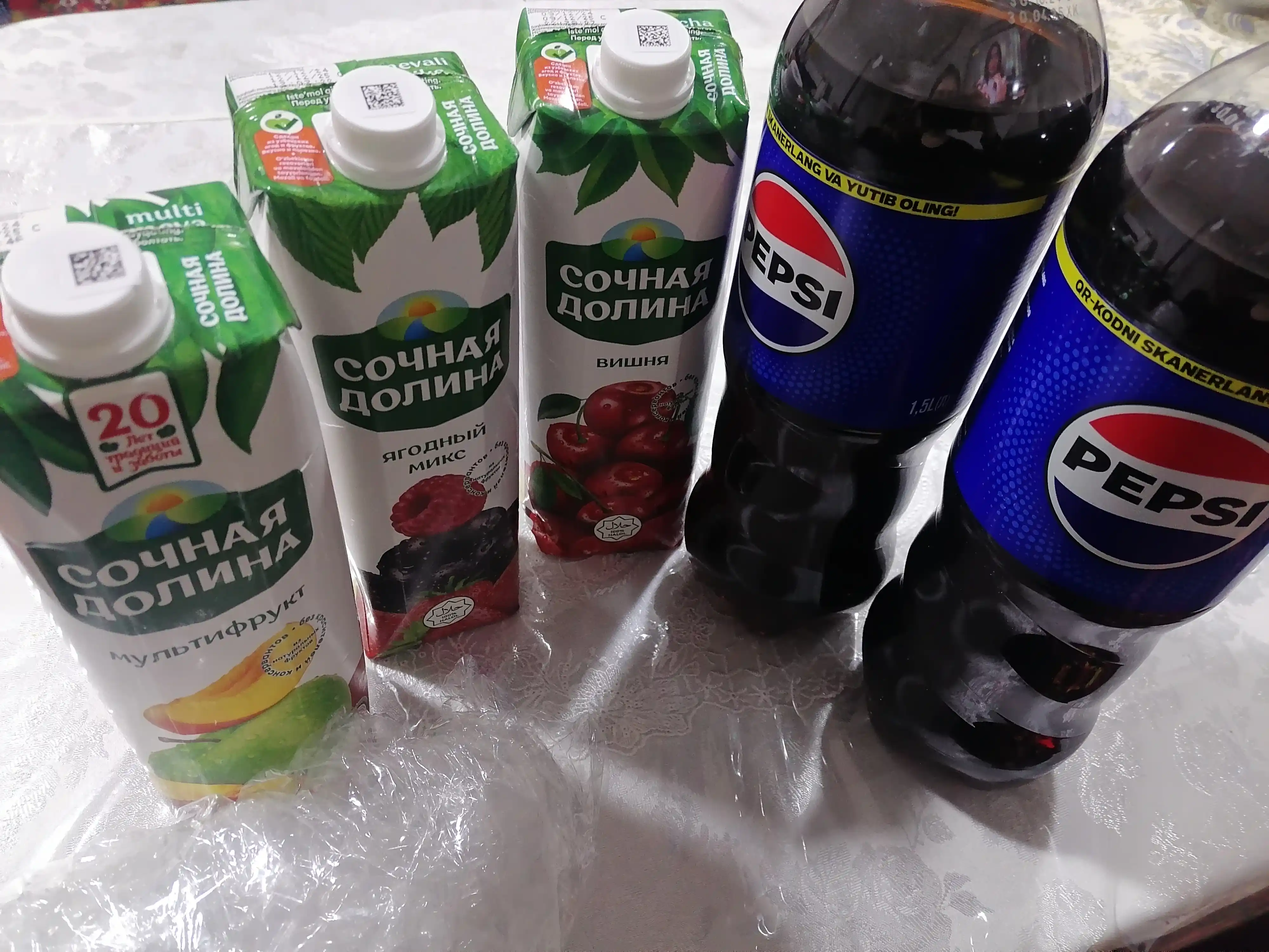 Sharbat Sochnaya Dolina, gilos, 1 litr