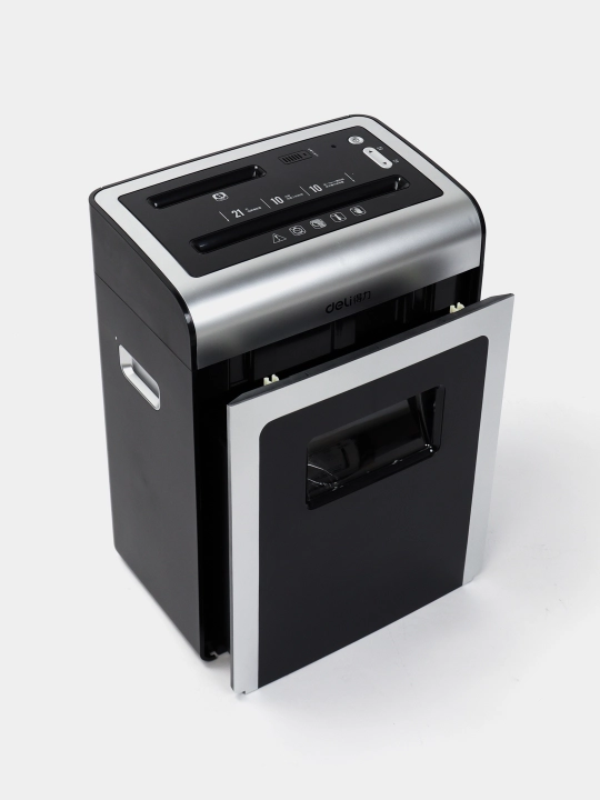 Deli W9915 qog‘oz maydalagich, P-4, 15 varaq, 23 l, ofis shredder