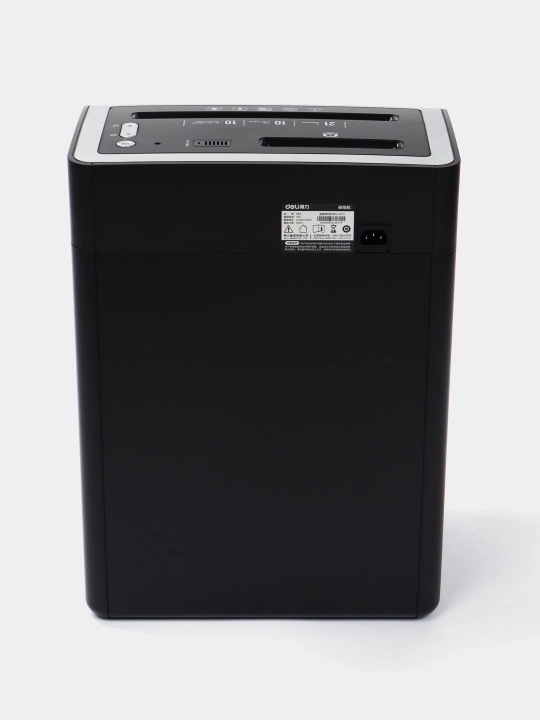 Deli W9915 qog‘oz maydalagich, P-4, 15 varaq, 23 l, ofis shredder