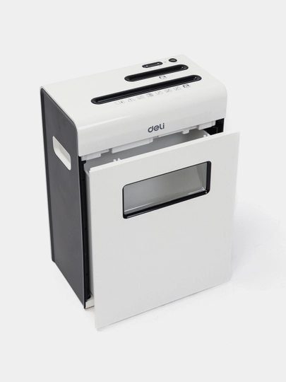 Deli E9911-EU kuchli ofis shredder, 10 varaq, 18 litr, yuqori himoya P-4