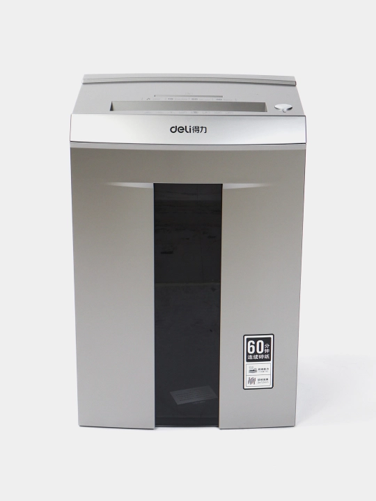 Deli W9906 qog‘oz maydalagich, P-4, 6 varaq, 12 l, ofis shredder - 