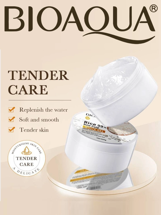 Yuz va tanani parvarishlash uchun guruch ekstrakti, WHITE GEL