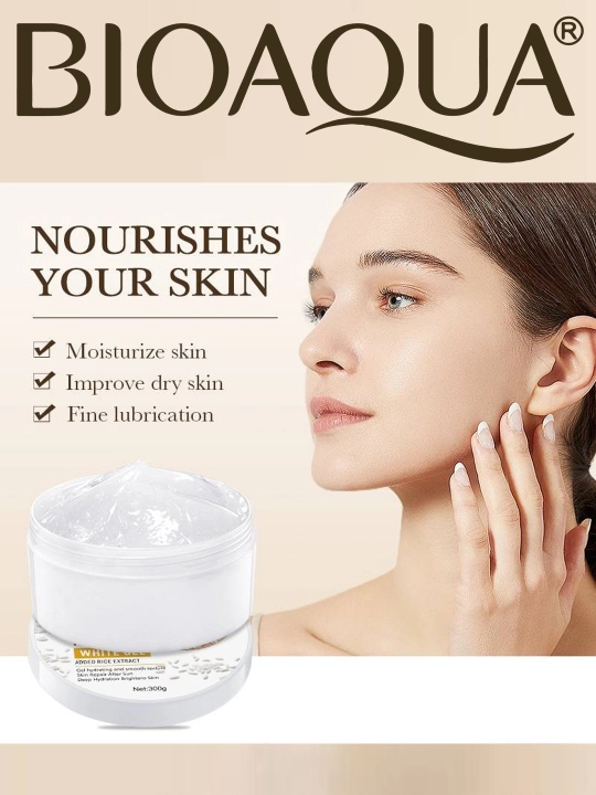 Yuz va tanani parvarishlash uchun guruch ekstrakti, WHITE GEL