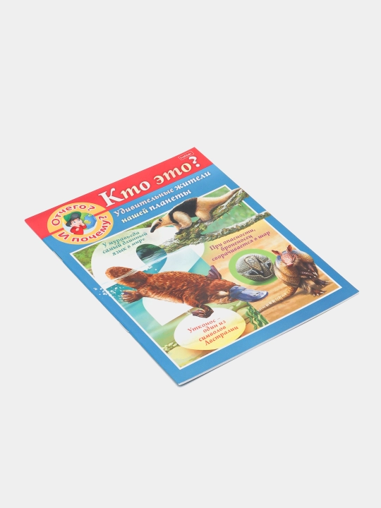 Книжка "Маленькому почемучке", "Отчего и почему? Кто это?", А5 формат, 8 листов