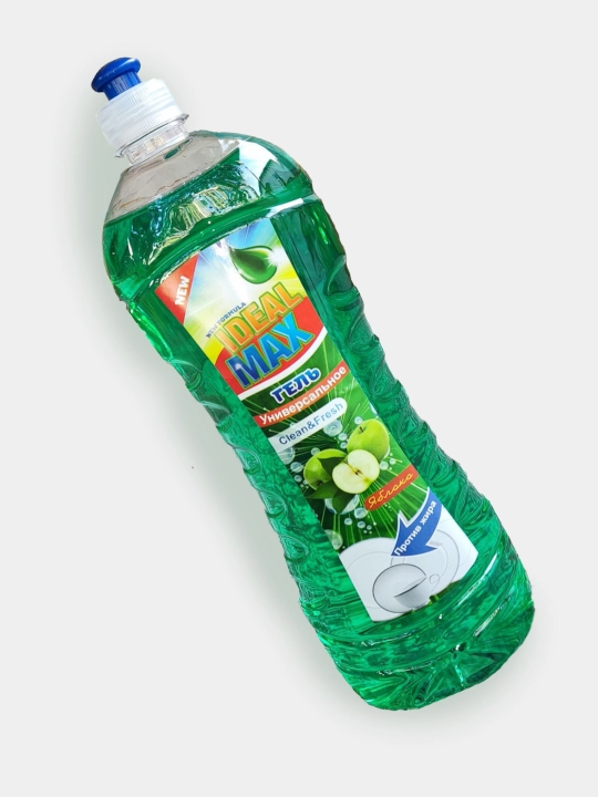 Темный гель для мытья посуды, Ideal Max, с запахом яблока, 1, 2,4, 4,5 литра