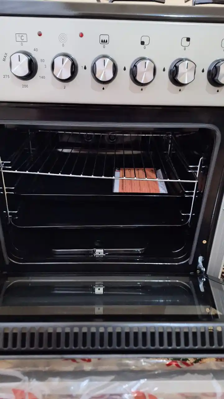 Gaz plita Ideal L305, 3+1 konforkali, pech hajmi 65 litr, 60 * 60