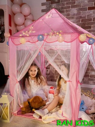 Детская палатка, игровой домик — IGRUSHK-3ШАТЕР-АЛЫЙ
