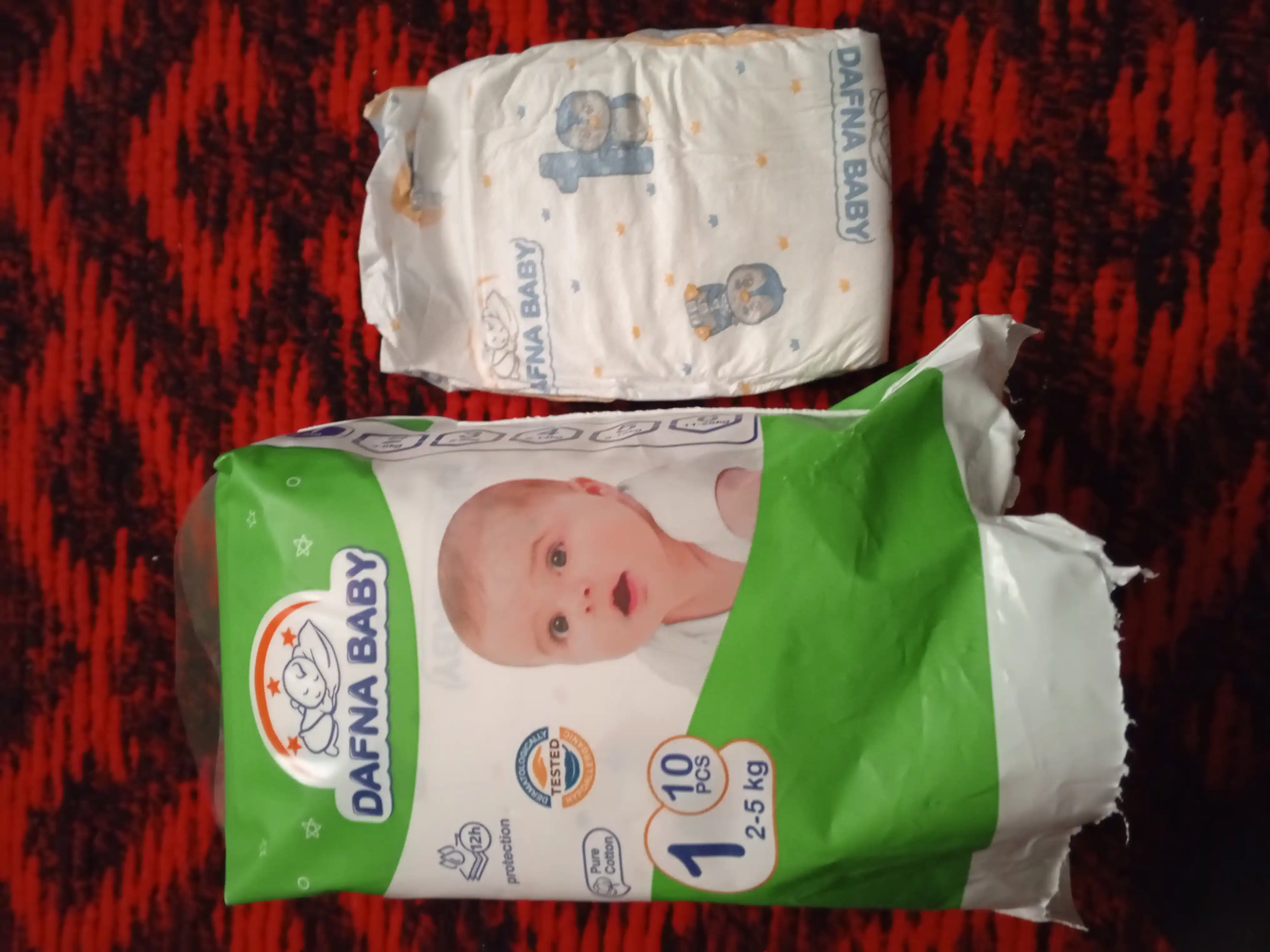 Детские подгузники, Dafna baby 1, 2, 3, 4, 5, 6 мини