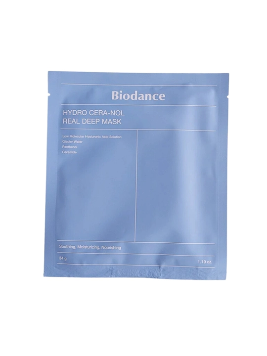 Teri elastikligi uchun kollagen va seramidli tungi gidrogel niqob, Biodance Mask