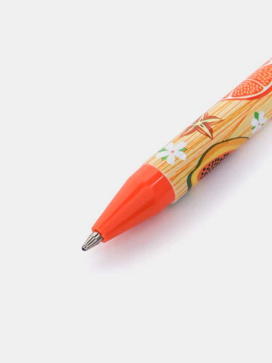 Ручка шариковая Hatber Papaya/Папайя, автоматическая , синяя, 0.7 мм, BP078450, по 3 шт