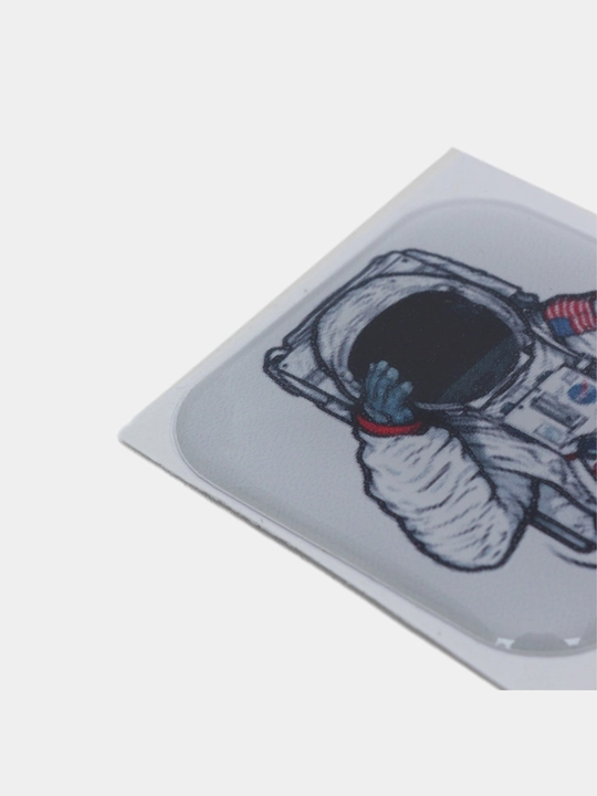 Наклейки "NASA", стикеры на телефон 3D