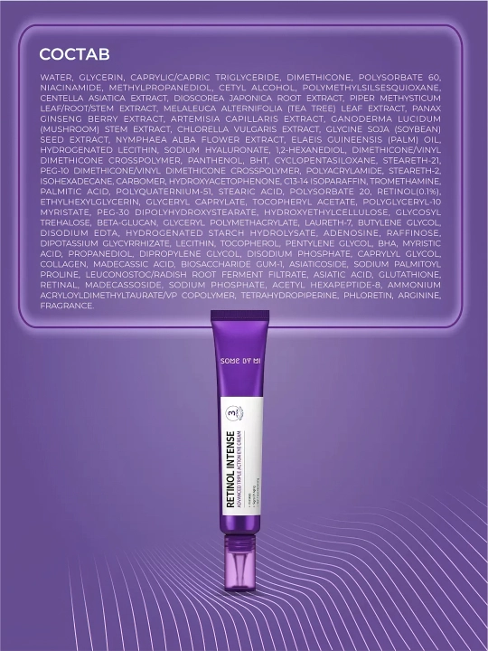 Ko'z kremi Some By Mi Retinol Intense Adavanced Triple Action Eye Cream, 30 ml