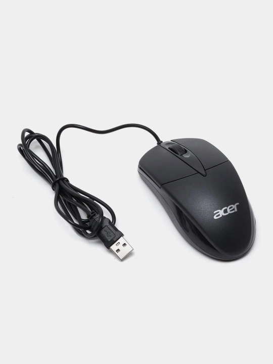 Sichqoncha ovozsiz, optik usb, simlik ACER M117 - M119, qora