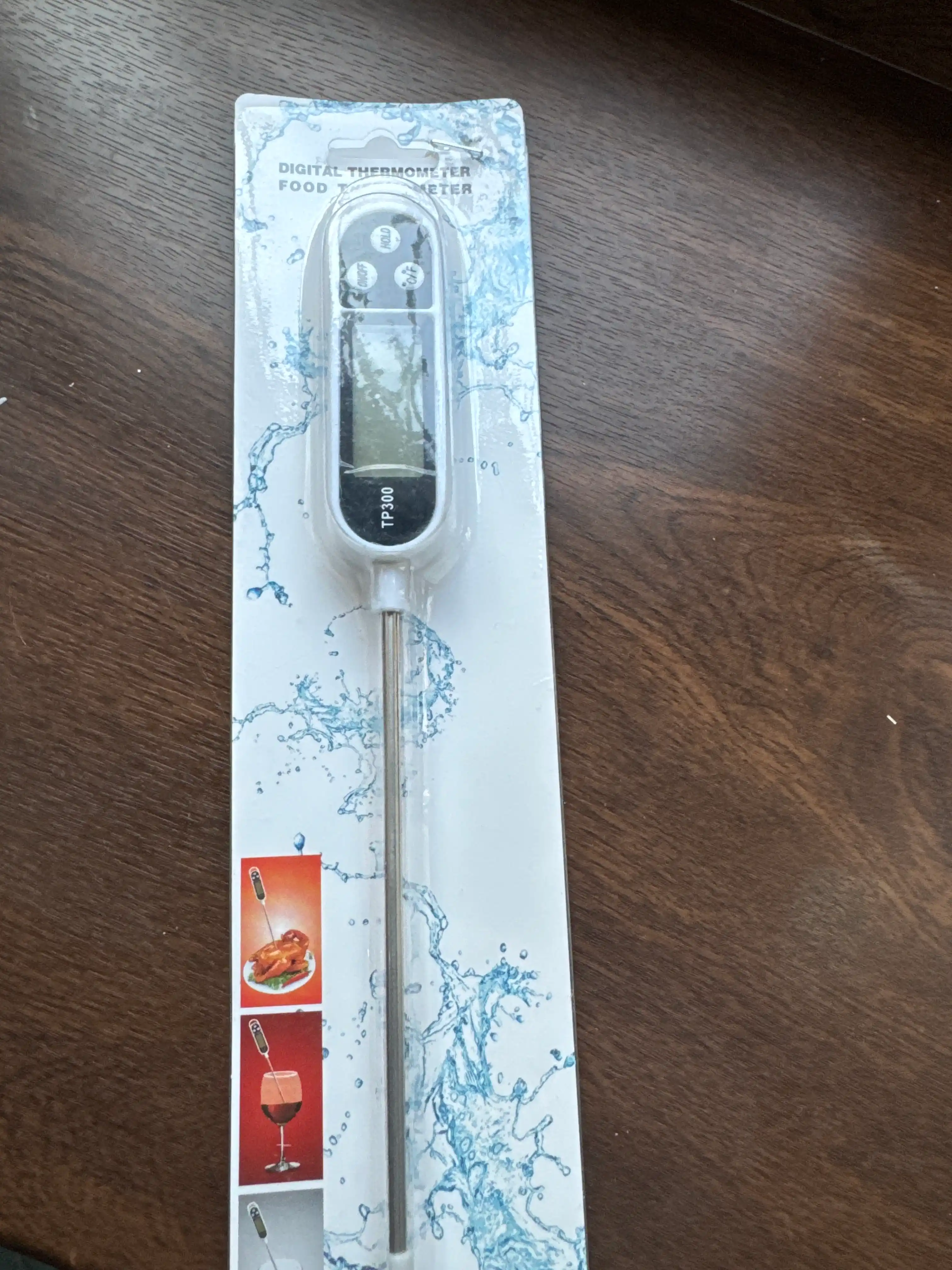 Tермометр градусник TP300, с иглой щупом, влагозащищенный