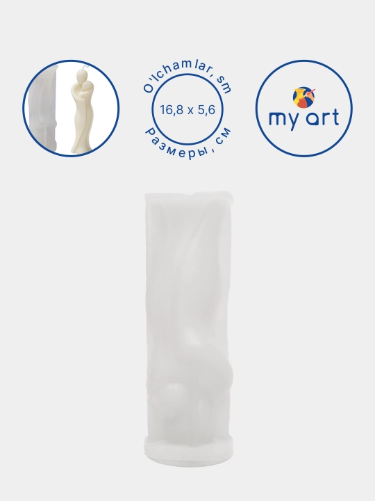 Gips, smola va mumdan haykalchalar uchun silikon qolip, mold