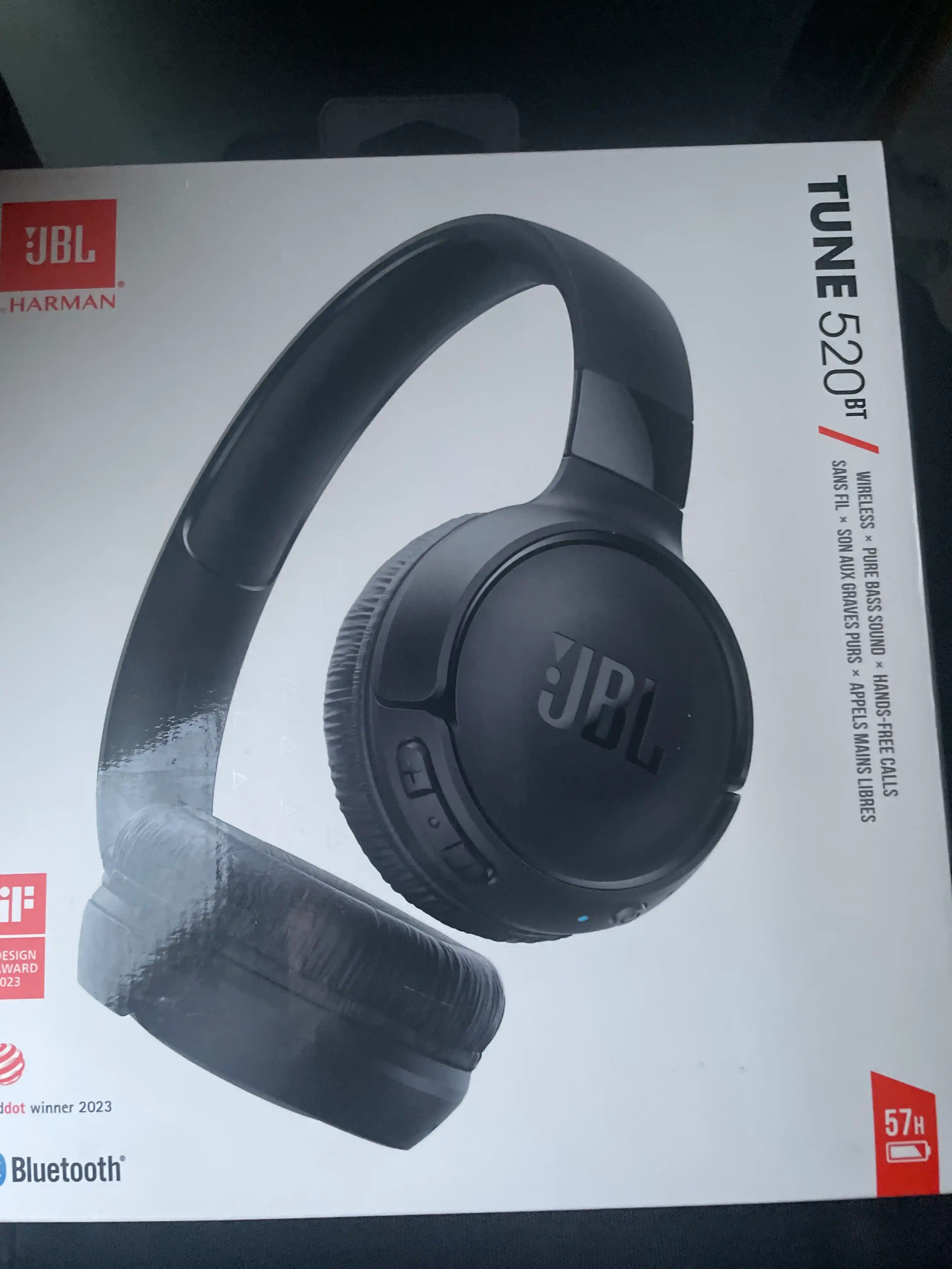 Simsiz quloqchinlari JBL Tune 520 JBL, Pure Bass 5.3 BT