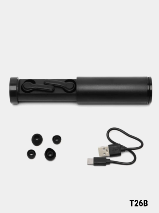Simsiz quloqchinlar T26A/B, iPhone va Android uchun, sensorli