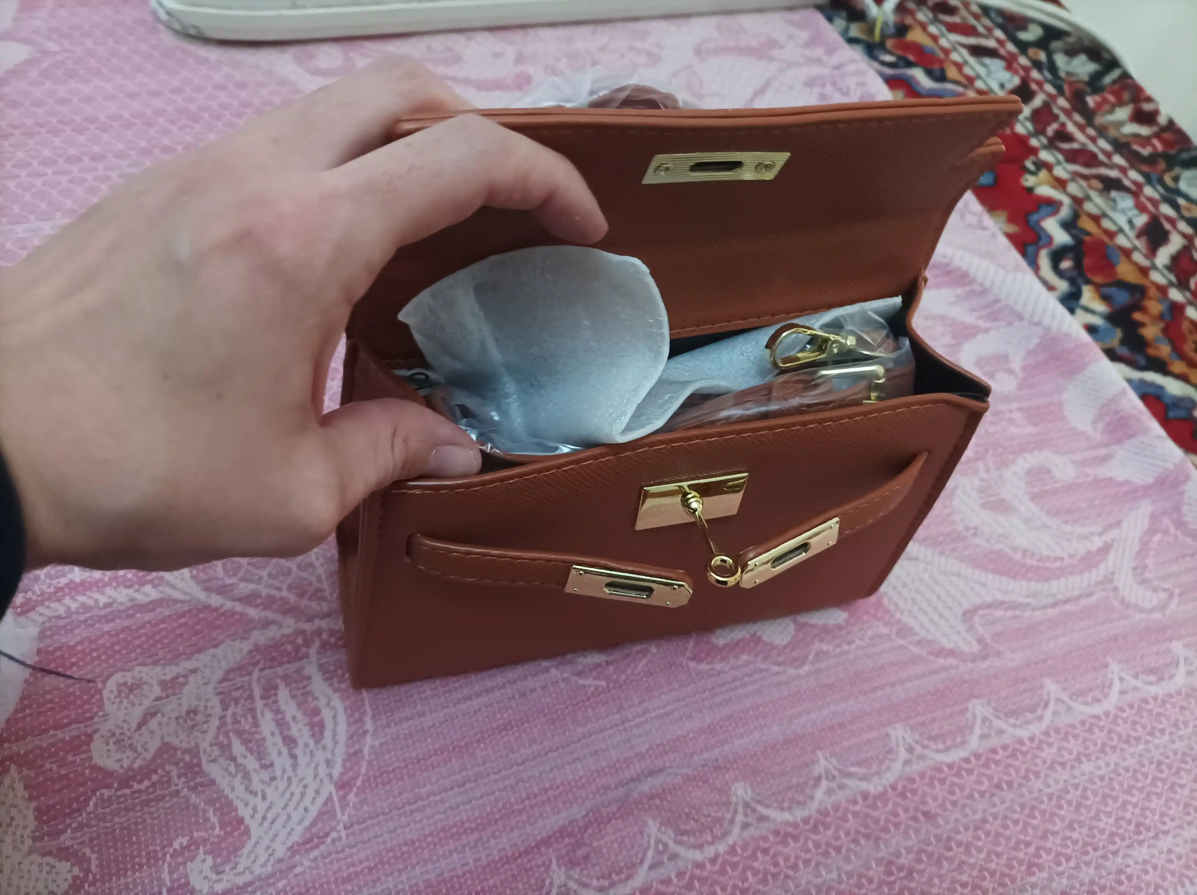 Hermes Kelly uslubidagi yelkaga o'sma kichkina ayollar sumkasi, sovg'a qizlar uchun