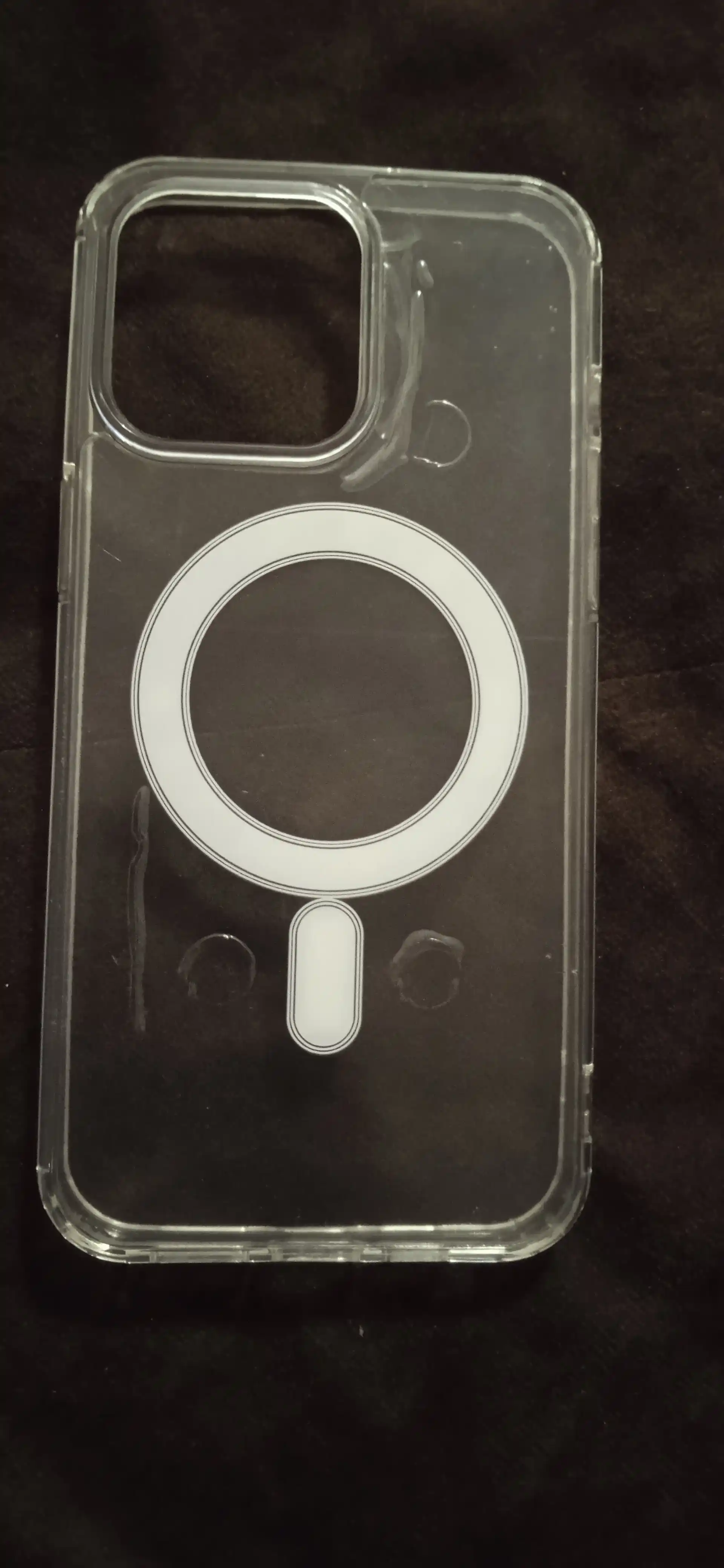 G'ilof iPhone X, XR, 11, 12, 13, 14, 15, 16, Pro, Max uchun silikon, shaffof, Magsafe