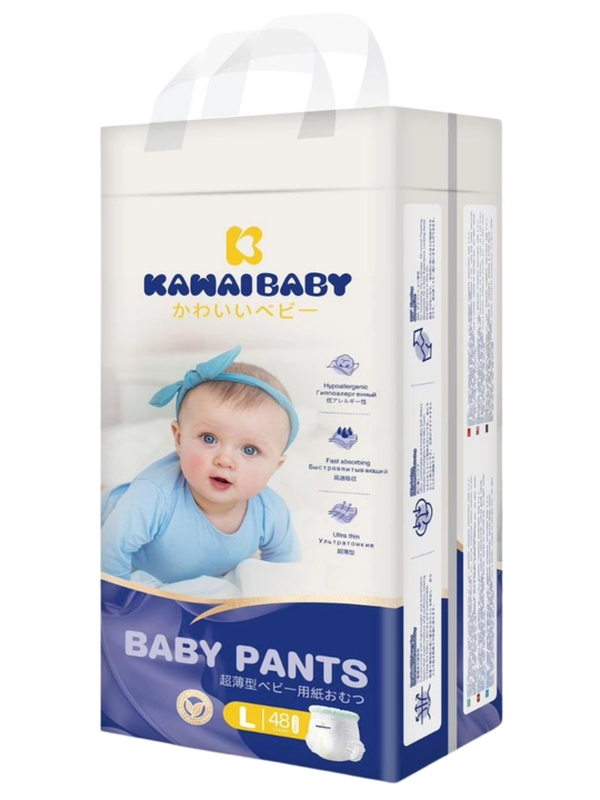 Kawai Baby, трусики подгузники, 4 L, 9-14 kg - 