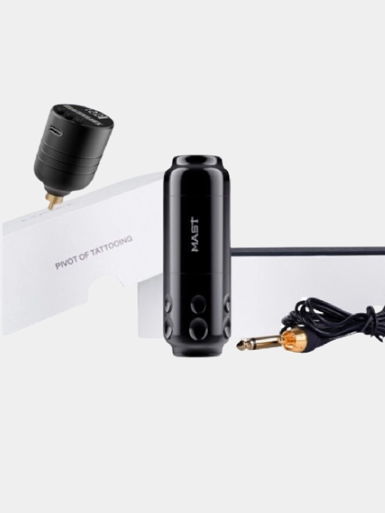 Роторная тату машинка Mast Sensor With 4MM Stroke, бонус аккумулятор в подарок - 