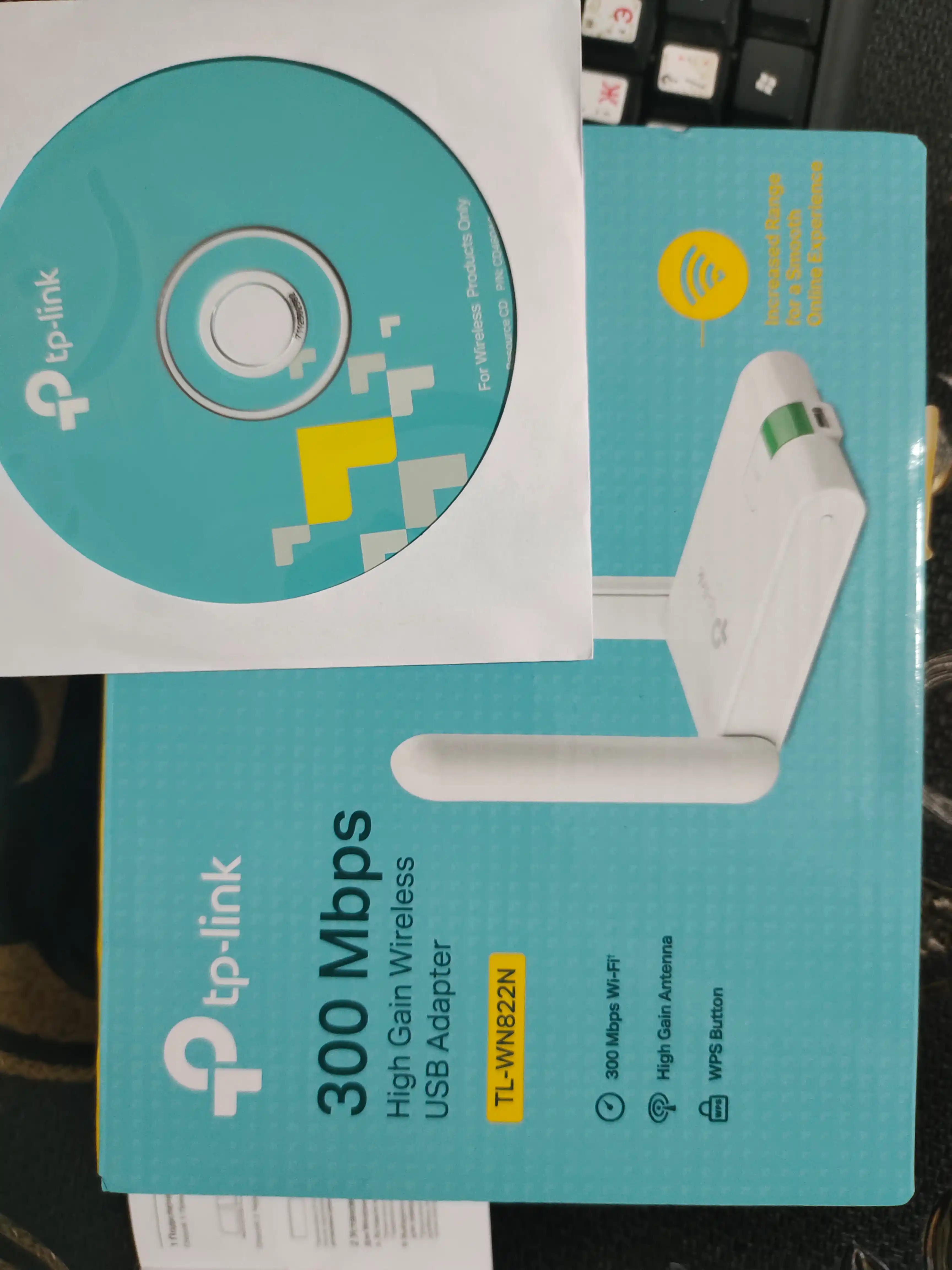 Wi-Fi yuqori daromadli USB adapteri, TP-Link TL-WN822N