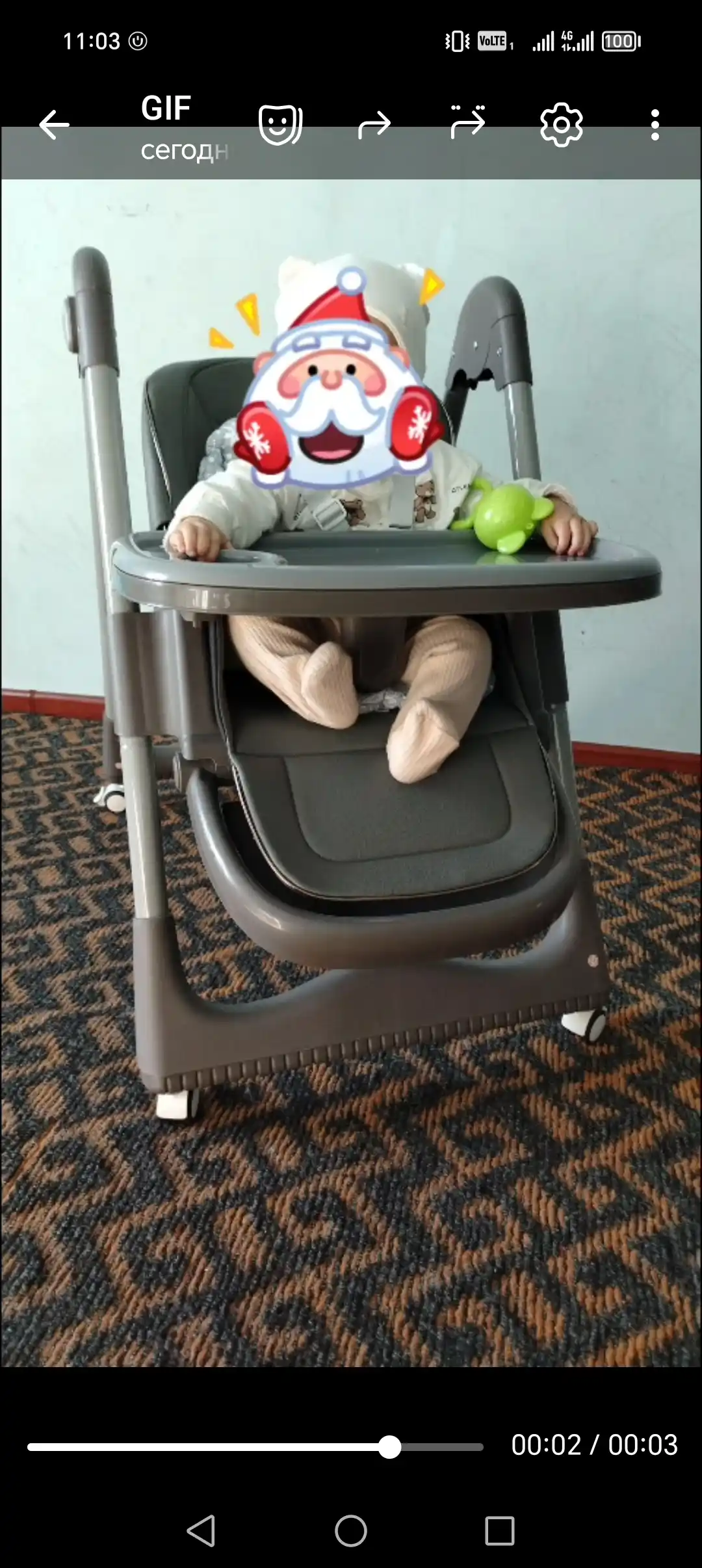 Детский стульчик для кормления KIDILO  KD-006