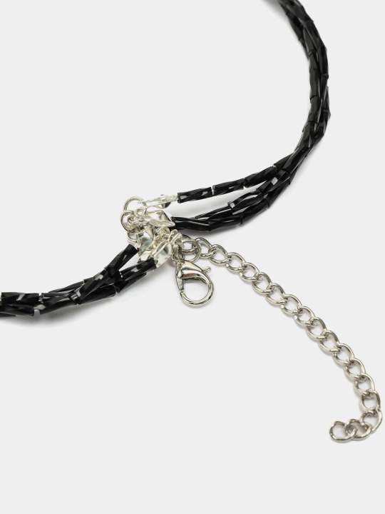 Biser va marvaridlardan yasalgan choker bo'yin zanjiri, marjonli bo'yin bezagi