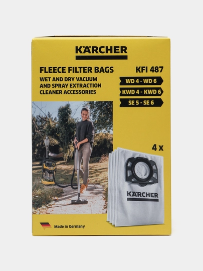 Karcher WD 4 / 5 / 6 Флисовый фильтр-мешок 2.863-006.0