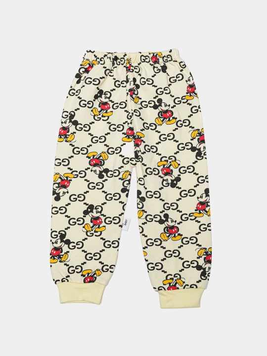 Ogil bolalar va qizlar uchun pijama kastyum 3da,1 Mickey Mouse 5 xil rangda bolalar kiyimi