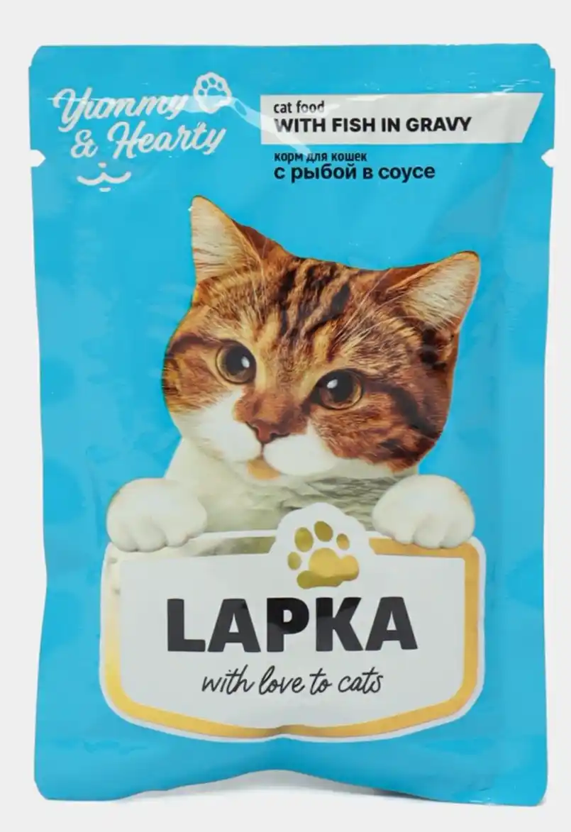 Lapka влажный корм для кошек, с кроликом 85 гр 28 шт
