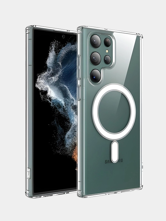 Чехол Magsafe для Samsung Galaxy S26, S25, S24, S23, S22, S21, S20, Ultra, Plus, FE, + - 