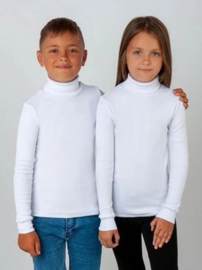 Белые водолазки для детей