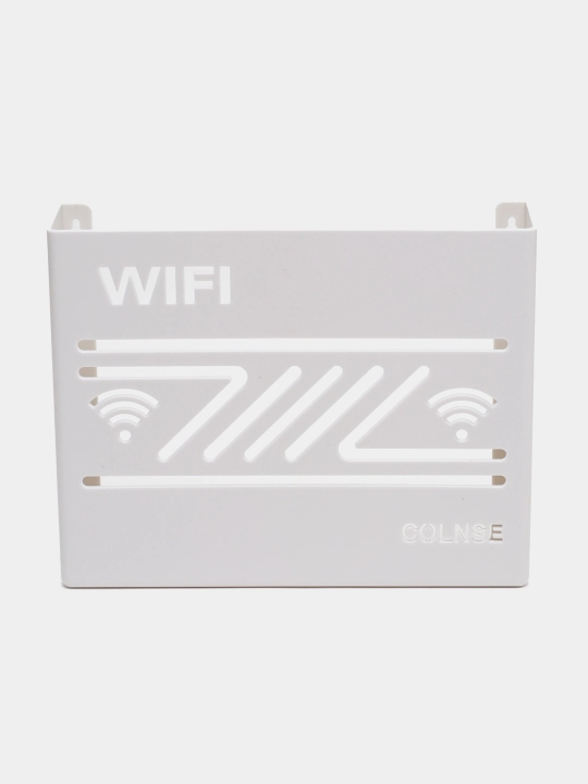 Wi-Fi router uchun devorga ornatiladigan organayzer