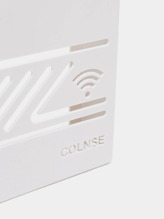 Wi-Fi router uchun devorga ornatiladigan organayzer