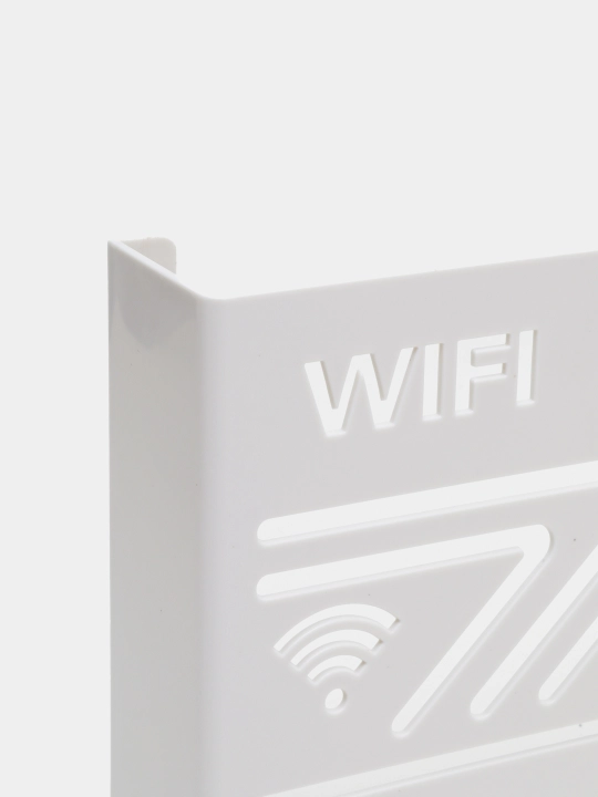 Wi-Fi router uchun devorga ornatiladigan organayzer
