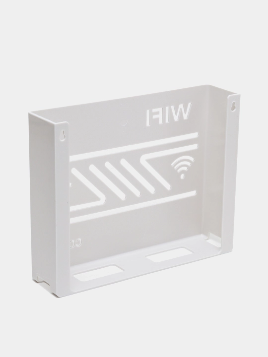 Wi-Fi router uchun devorga ornatiladigan organayzer