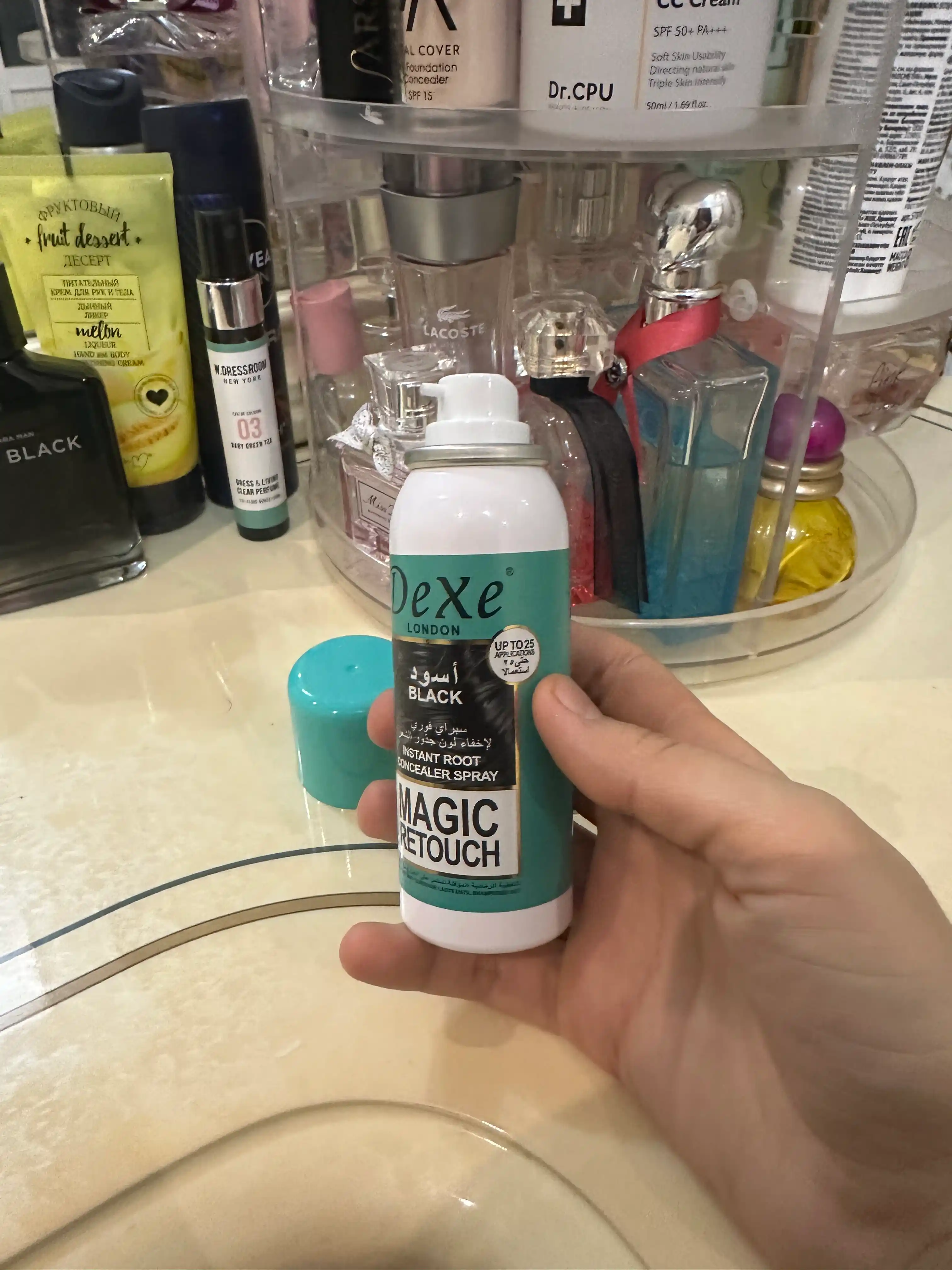 Тонирующий спрей Dexe Magic Retouch, для закрашивания отросших корней, 75 мл