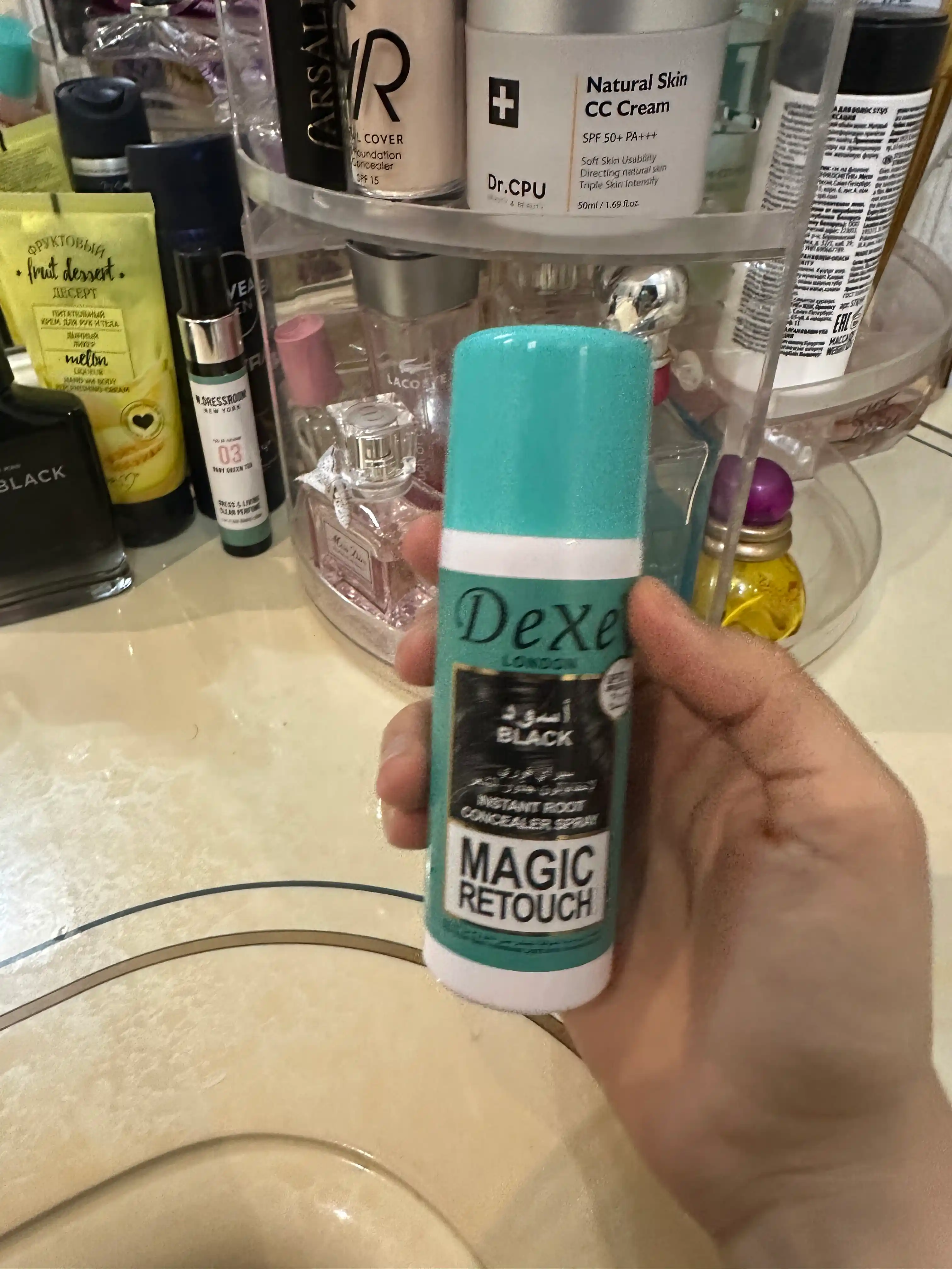Тонирующий спрей Dexe Magic Retouch, для закрашивания отросших корней, 75 мл